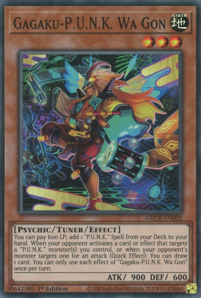 Image for Gagaku-P.U.N.K. Wa Gon (The Grand Creators) (GRCR-EN002) - YuGiOh