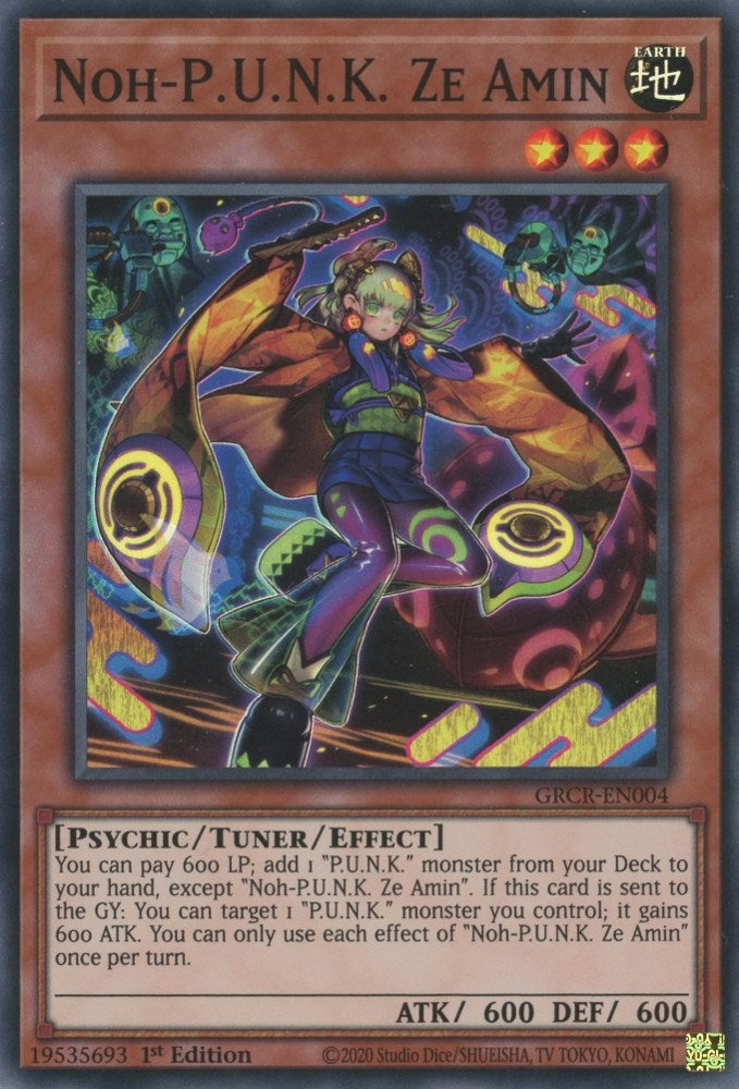 Image for Noh-P.U.N.K. Ze Amin (The Grand Creators) (GRCR-EN004) - YuGiOh