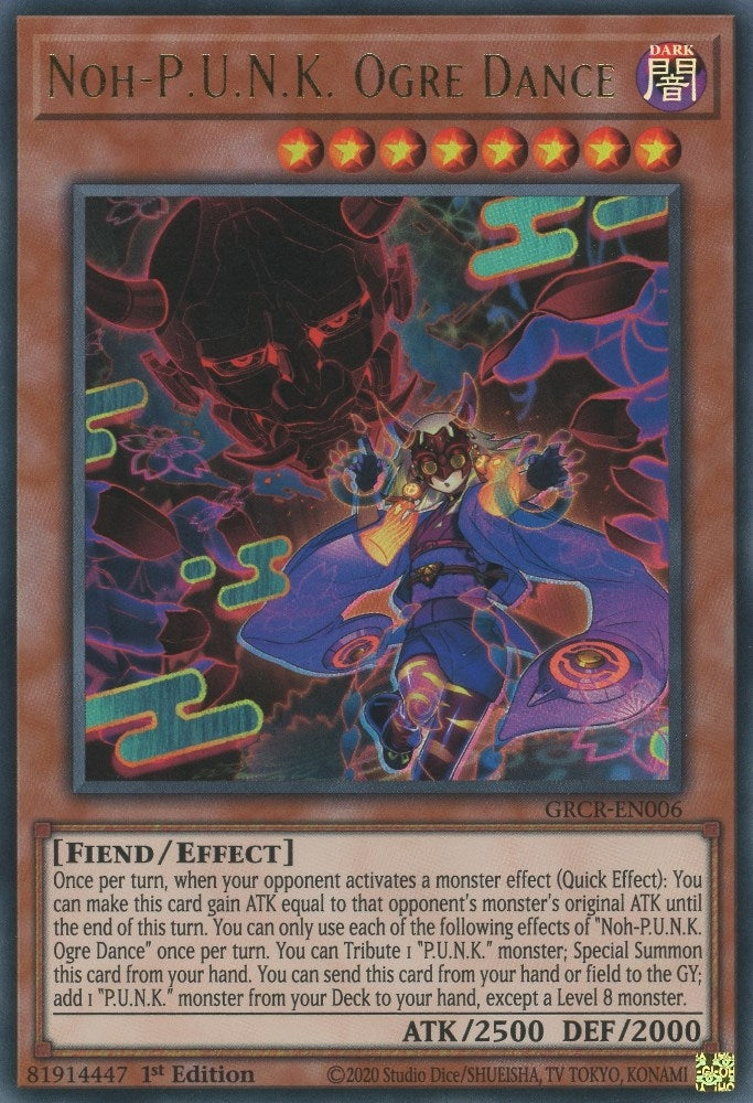 Image for Noh-P.U.N.K. Ogre Dance (The Grand Creators) (GRCR-EN006) - YuGiOh