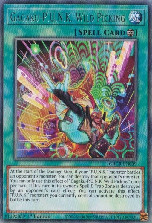 Image for Gagaku-P.U.N.K. Wild Picking (The Grand Creators) (GRCR-EN009) - YuGiOh