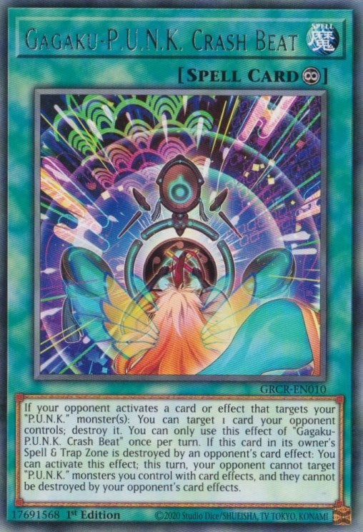 Image for Gagaku-P.U.N.K. Crash Beat (The Grand Creators) (GRCR-EN010) - YuGiOh