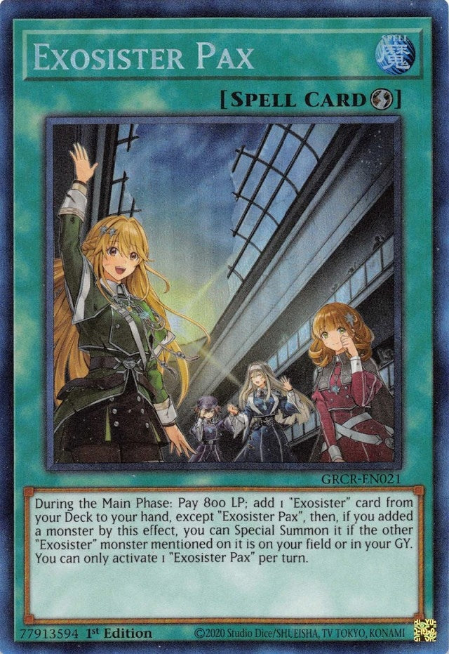 Image for Exosister Pax (CR) (The Grand Creators) (GRCR-EN021) - YuGiOh