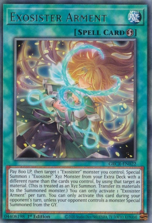 Image for Exosister Arment (The Grand Creators) (GRCR-EN022) - YuGiOh