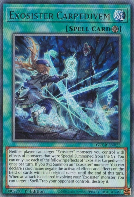 Image for Exosister Carpedivem (The Grand Creators) (GRCR-EN023) - YuGiOh
