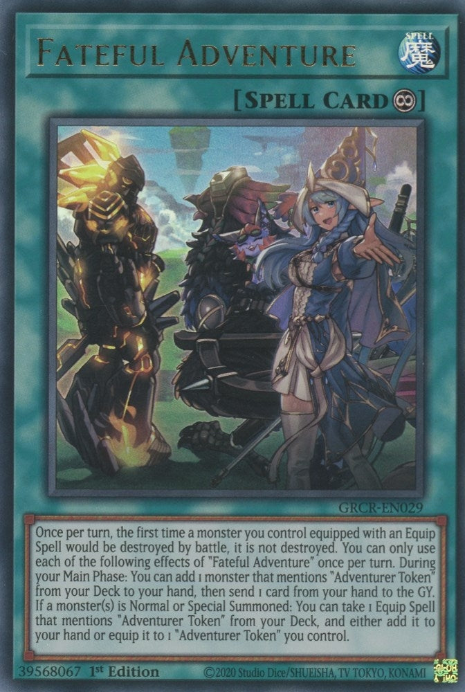 Image for Fateful Adventure (The Grand Creators) (GRCR-EN029) - YuGiOh