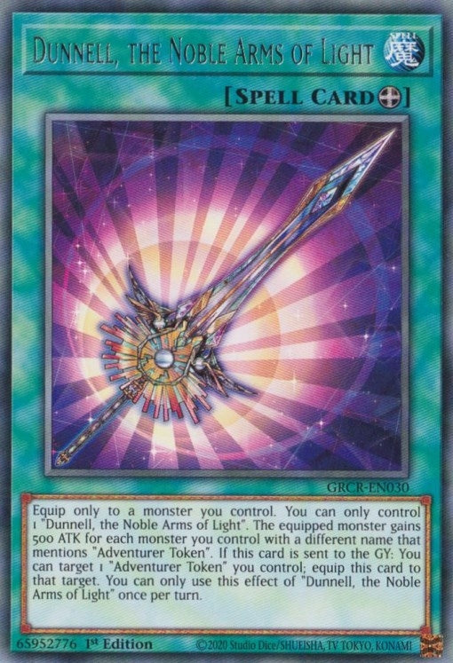 Image for Dunnell, the Noble Arms of Light (The Grand Creators) (GRCR-EN030) - YuGiOh