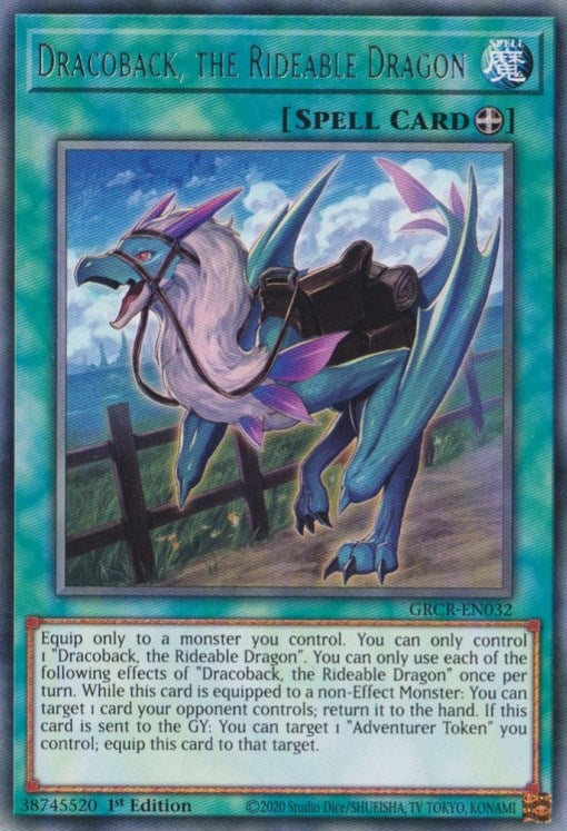 Image for Dracoback, the Rideable Dragon (The Grand Creators) (GRCR-EN032) - YuGiOh