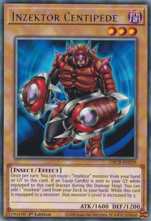 Image for Inzektor Centipede (The Grand Creators) (GRCR-EN039) - YuGiOh