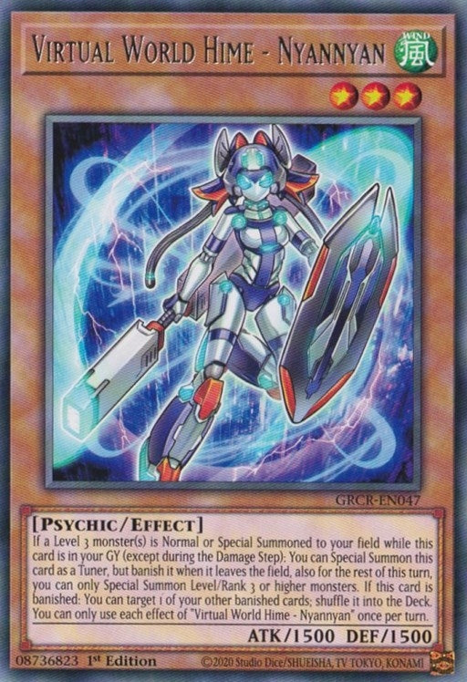 Image for Virtual World Hime - Nyannyan (The Grand Creators) (GRCR-EN047) - YuGiOh
