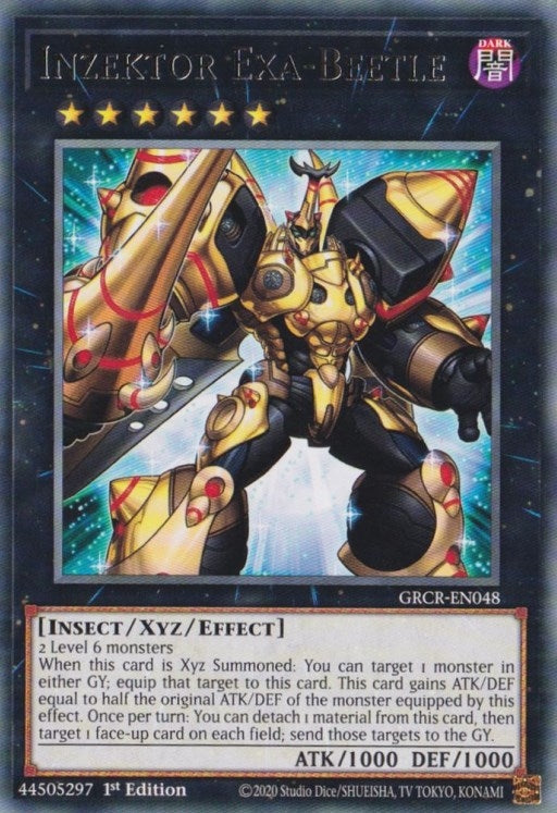Image for Inzektor Exa-Beetle (The Grand Creators) (GRCR-EN048) - YuGiOh