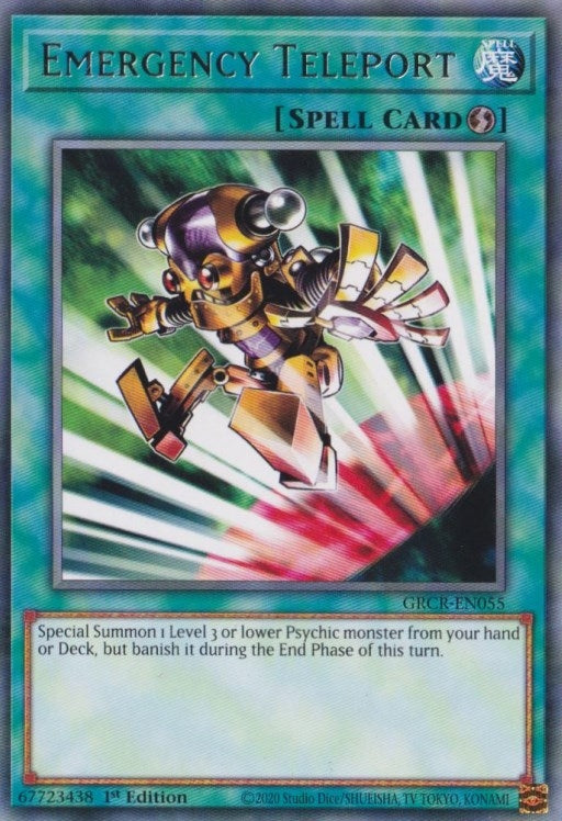 Image for Emergency Teleport (The Grand Creators) (GRCR-EN055) - YuGiOh