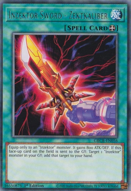 Image for Inzektor Sword - Zektkaliber (The Grand Creators) (GRCR-EN056) - YuGiOh