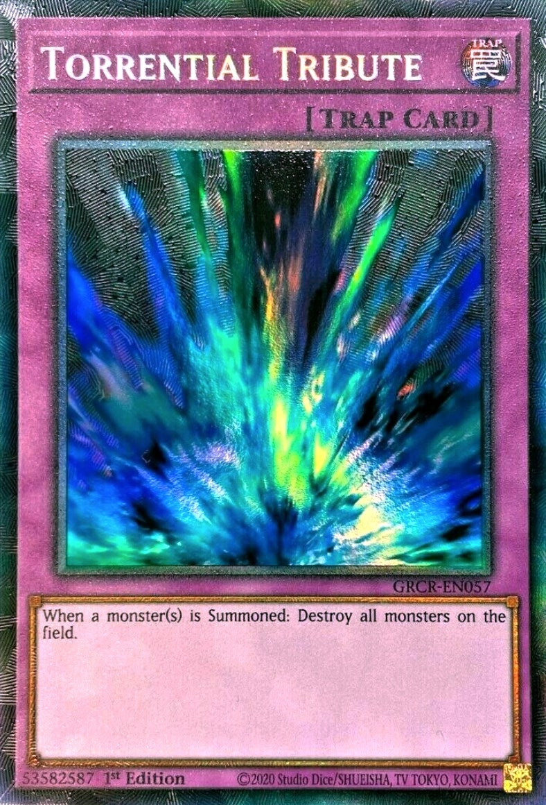 Image for Torrential Tribute (CR) (The Grand Creators) (GRCR-EN057) - YuGiOh