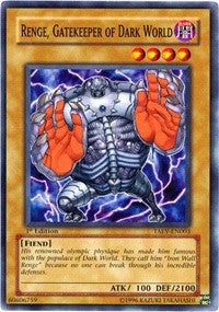Image for Renge, Gatekeeper of Dark World (Tactical Evolution) (TAEV-EN003) - YuGiOh
