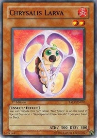 Image for Chrysalis Larva (Tactical Evolution) (TAEV-EN010) - YuGiOh