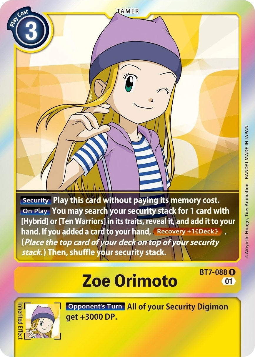 Image for Zoe Orimoto (BT7-088 R) [Next Adventure]