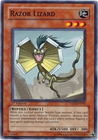 Image for Razor Lizard (Tactical Evolution) (TAEV-EN036) - YuGiOh