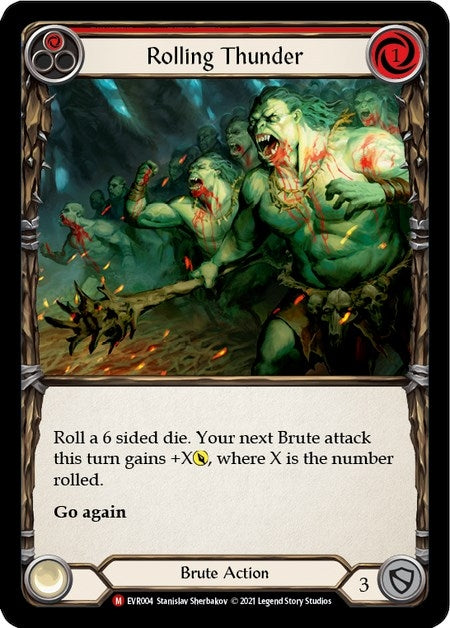 Image for Rolling Thunder (Everfest) (EVR004) - Flesh and Blood TCG