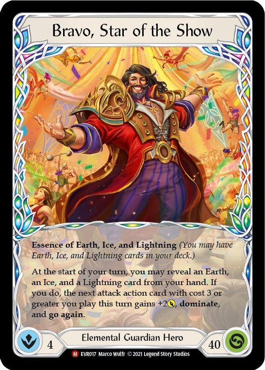 Image for Bravo, Star of the Show (Everfest) (EVR017) - Flesh and Blood TCG