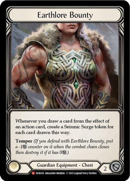 Image for Earthlore Bounty (Everfest) (EVR020) - Flesh and Blood TCG
