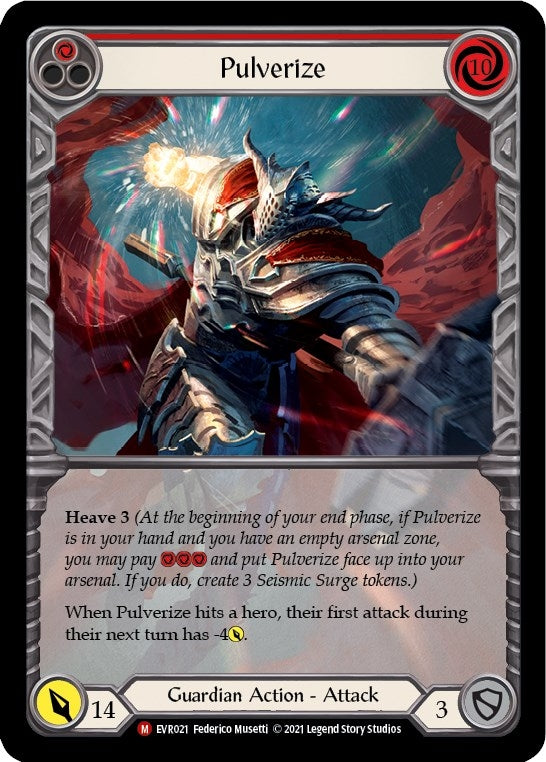 Image for Pulverize (Extended Art) (Everfest) (EVR021) - Flesh and Blood TCG