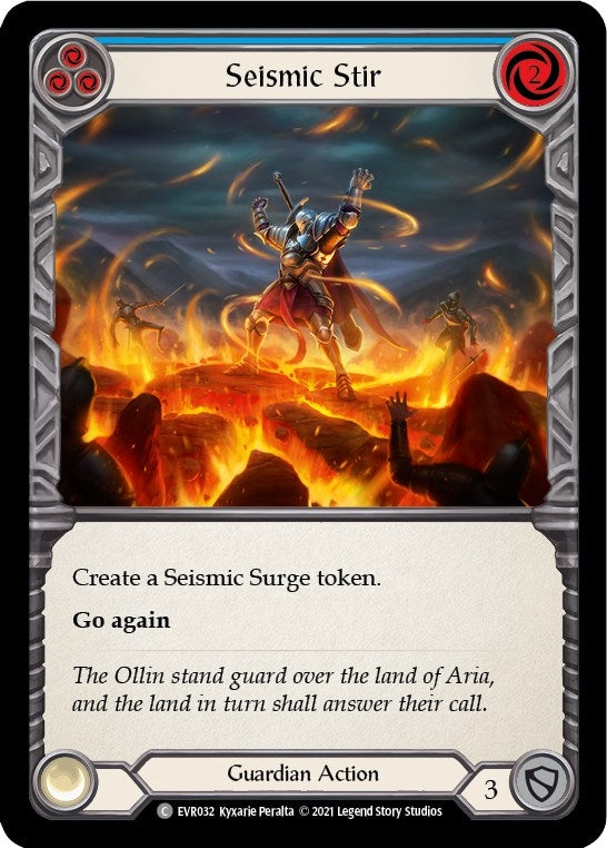 Image for Seismic Stir (Blue) (Everfest) (EVR032) - Flesh and Blood TCG