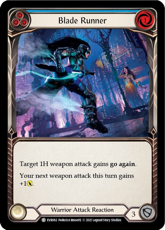 Image for Blade Runner (Blue) (Everfest) (EVR062) - Flesh and Blood TCG