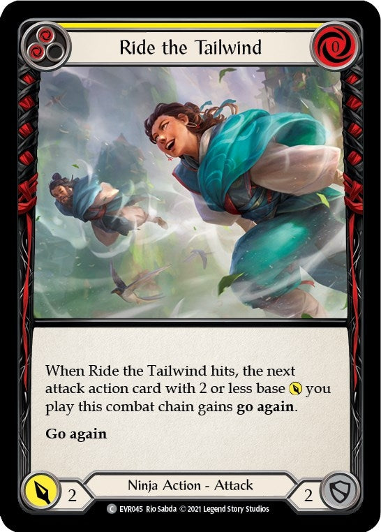 Image for Ride the Tailwind (Yellow) (Everfest) (EVR045) - Flesh and Blood TCG