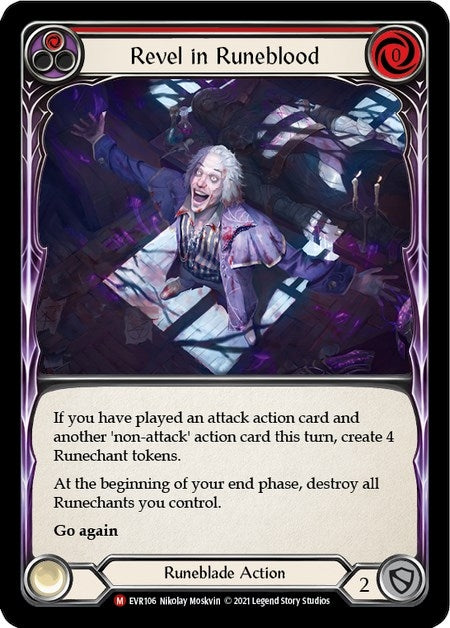 Image for Revel in Runeblood (Everfest) (EVR106) - Flesh and Blood TCG