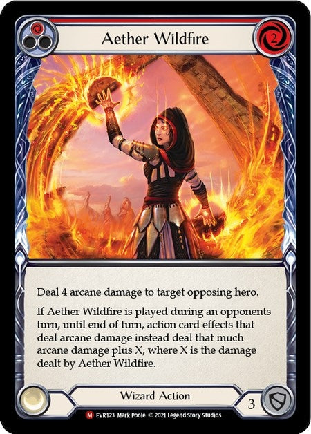 Image for Aether Wildfire (Everfest) (EVR123) - Flesh and Blood TCG