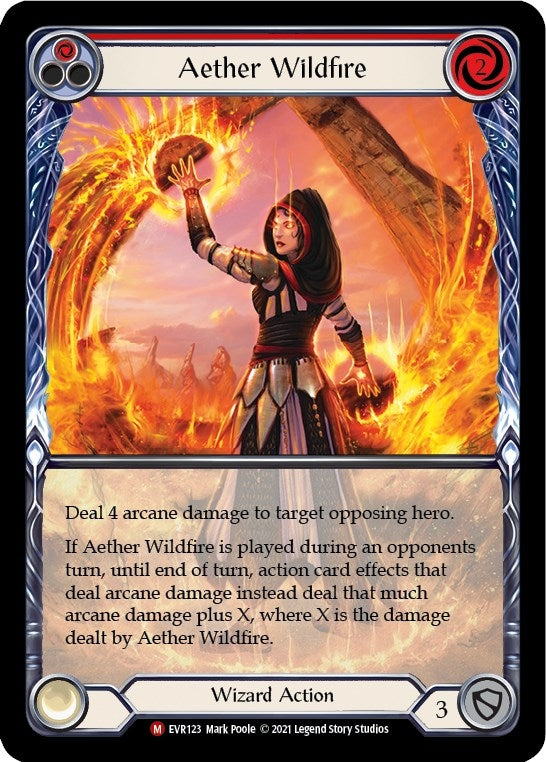 Image for Aether Wildfire (Extended Art) (Everfest) (EVR123) - Flesh and Blood TCG