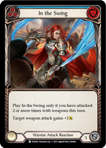 Image for In the Swing (Blue) (Everfest) (EVR065) - Flesh and Blood TCG