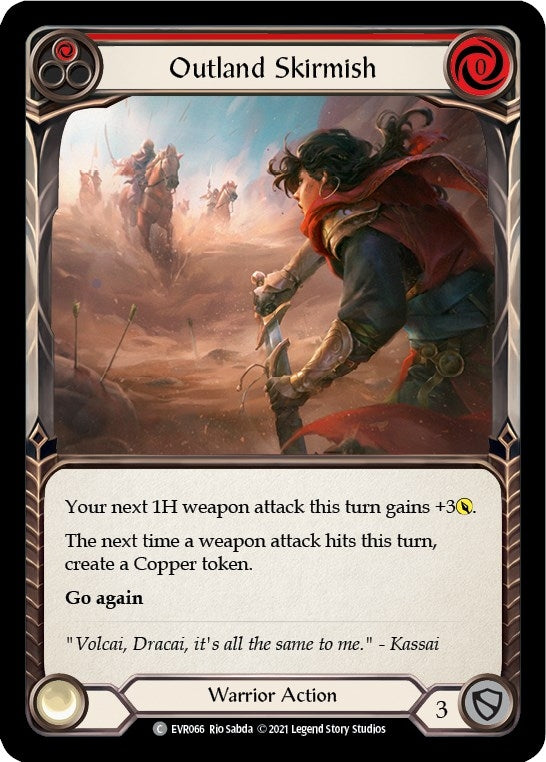 Image for Outland Skirmish (Red) (Everfest) (EVR066) - Flesh and Blood TCG