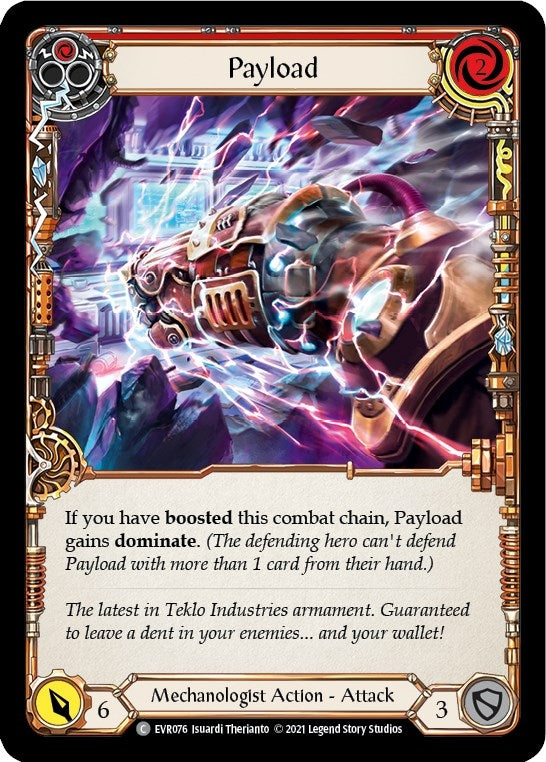 Image for Payload (Red) (Everfest) (EVR076) - Flesh and Blood TCG
