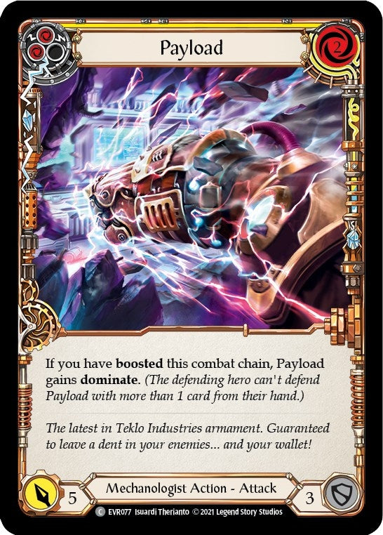Image for Payload (Yellow) (Everfest) (EVR077) - Flesh and Blood TCG