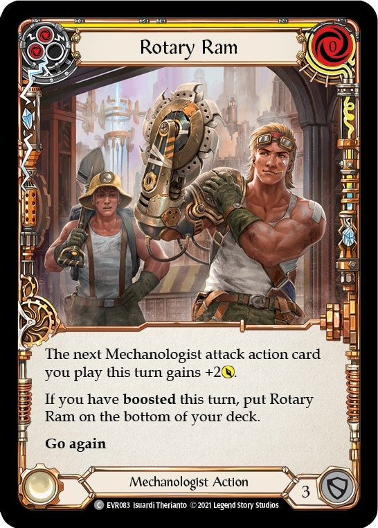 Image for Rotary Ram (Yellow) (Everfest) (EVR083) - Flesh and Blood TCG