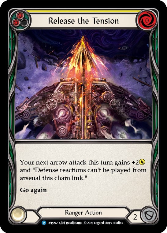 Image for Release the Tension (Yellow) (Everfest) (EVR092) - Flesh and Blood TCG