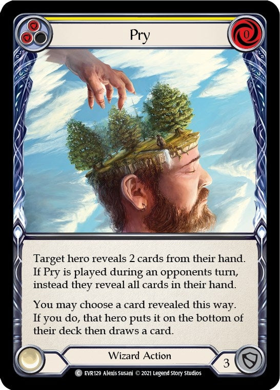 Image for Pry (Yellow) (Everfest) (EVR129) - Flesh and Blood TCG