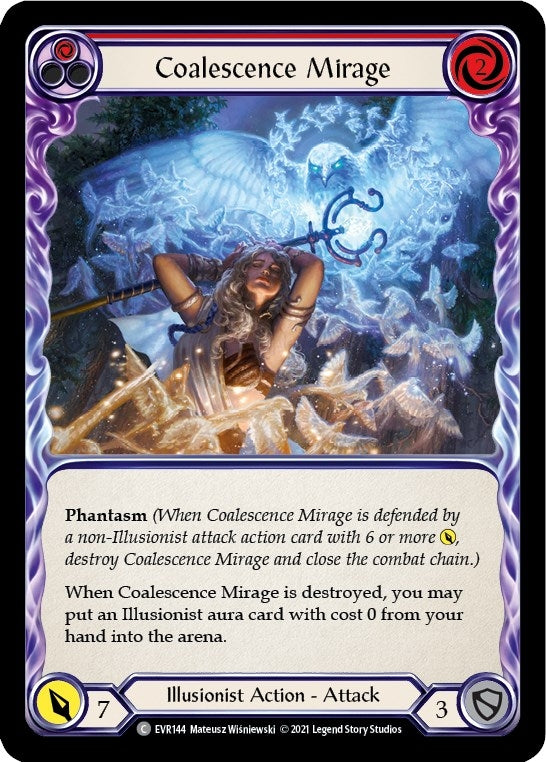 Image for Coalescence Mirage (Red) (Everfest) (EVR144) - Flesh and Blood TCG