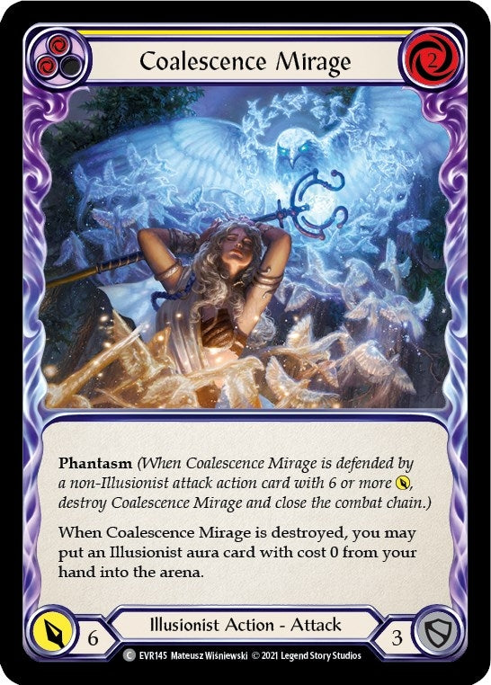 Image for Coalescence Mirage (Yellow) (Everfest) (EVR145) - Flesh and Blood TCG