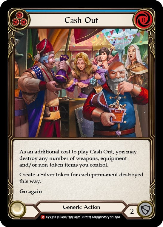 Image for Cash Out (Everfest) (EVR158) - Flesh and Blood TCG