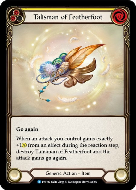 Image for Talisman of Featherfoot (Everfest) (EVR190) - Flesh and Blood TCG
