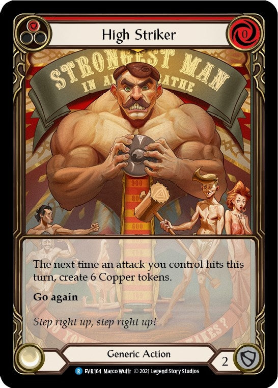 Image for High Striker (Red) (Extended Art) (Everfest) (EVR164) - Flesh and Blood TCG