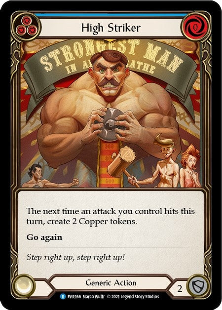Image for High Striker (Blue) (Everfest) (EVR166) - Flesh and Blood TCG