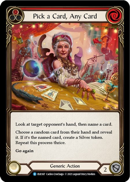 Image for Pick a Card, Any Card (Red) (Everfest) (EVR167) - Flesh and Blood TCG