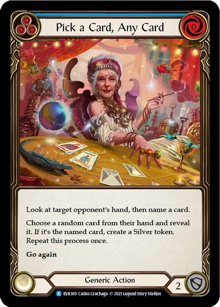 Image for Pick a Card, Any Card (Blue) (Everfest) (EVR169) - Flesh and Blood TCG