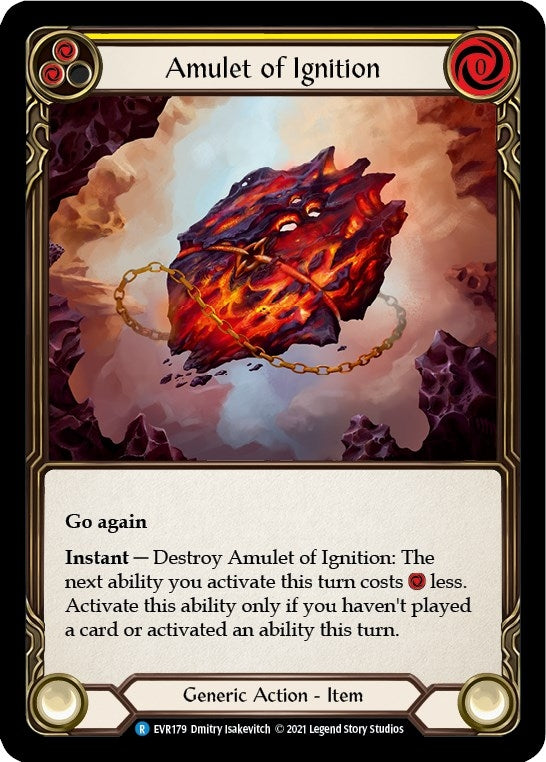 Image for Amulet of Ignition (Everfest) (EVR179) - Flesh and Blood TCG
