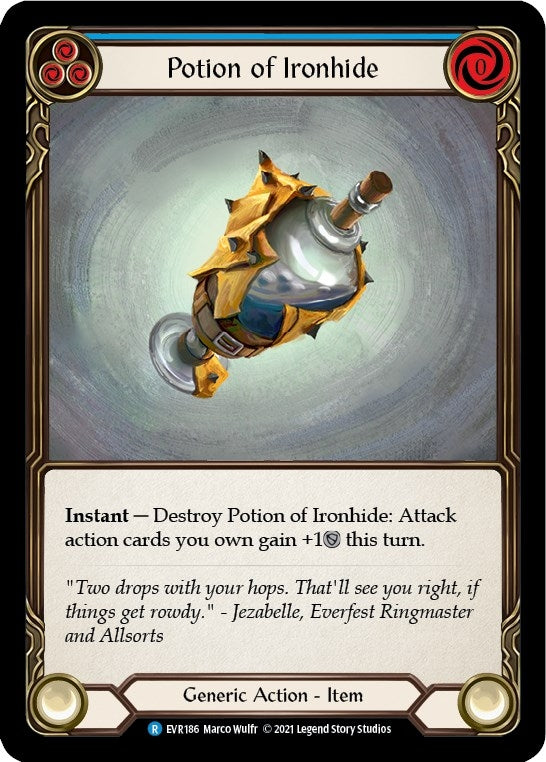 Image for Potion of Ironhide (Everfest) (EVR186) - Flesh and Blood TCG