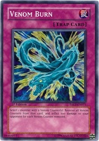 Image for Venom Burn (Tactical Evolution) (TAEV-EN071) - YuGiOh