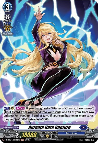 Image for Aureate Haze Rupture (Holo) (D-BT04: Awakening of Chakrabarthi) (D-BT04/H11EN) - Cardfight Vanguard